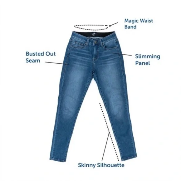 LuLaRoe Skinny Fit Regular Wash Jeans Women’s US Sz 30 NWT - Picture 4 of 8